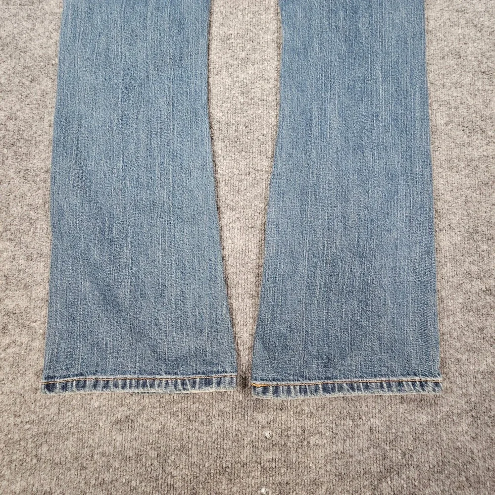 Vintage Levi's 542 Low Rise Flare Jeans Womens 12M Medium Wash Y2K Flap Pocket